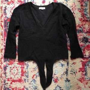 Madewell Tie Front Top